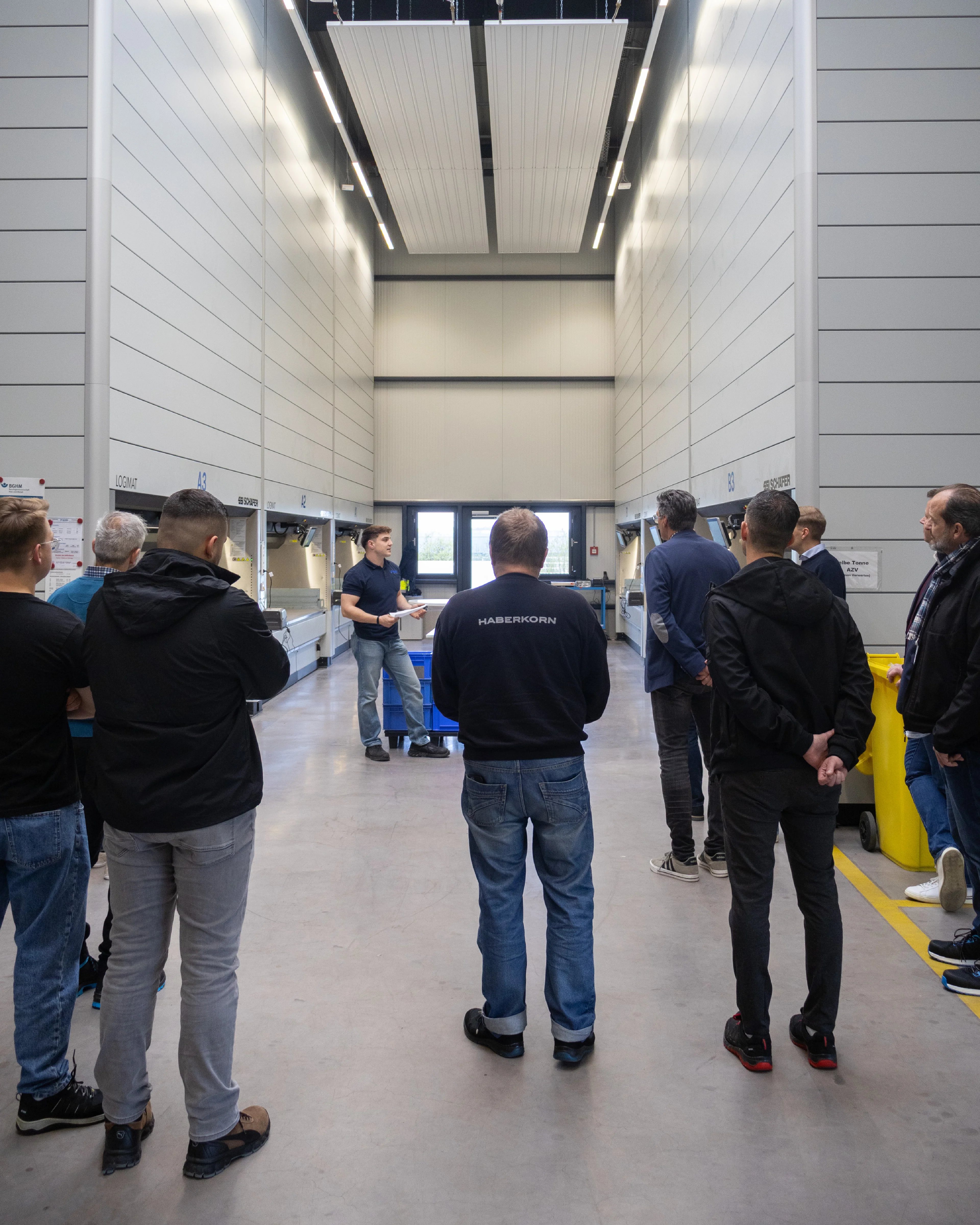 Führung Kleinteilelager