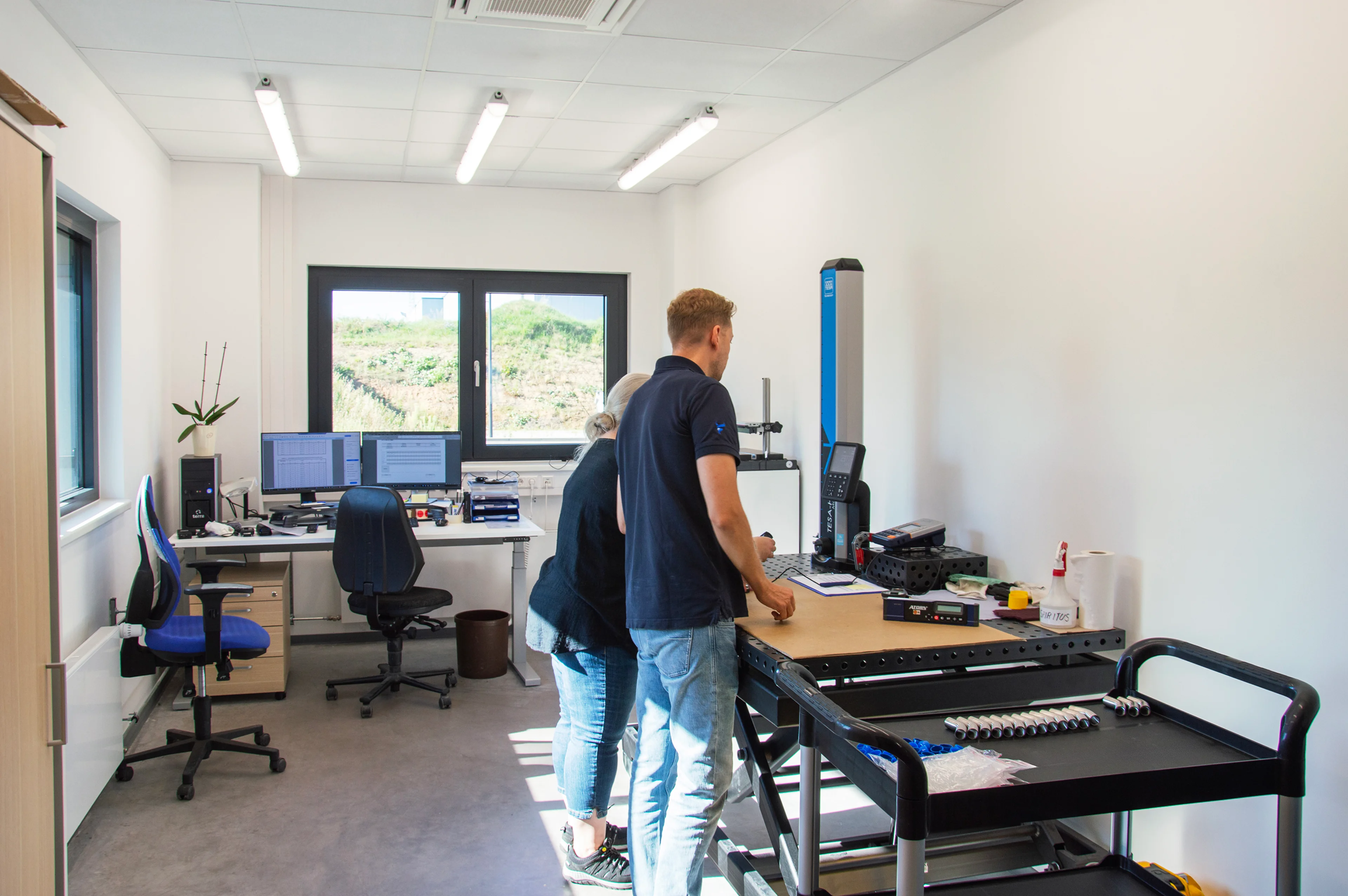 QA room component warehouse